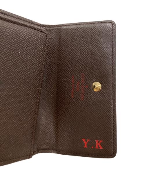 LOUIS VUITTON（ルイ ヴィトン）LOUIS VUITTON (ルイ ヴィトン) 2つ折り財布　ダミエ　ラドロー ブラウンの古着・服飾アイテム