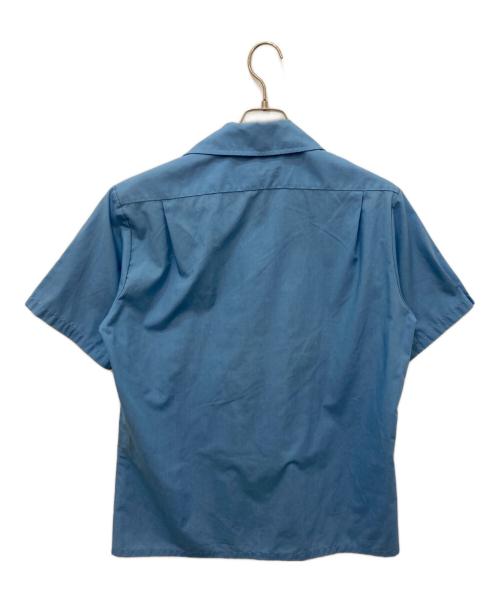 Capistrano（カピストラーノ）CAPISTRANO (カピストラーノ) オープンカラーシャツ ブルー サイズ:Mの古着・服飾アイテム