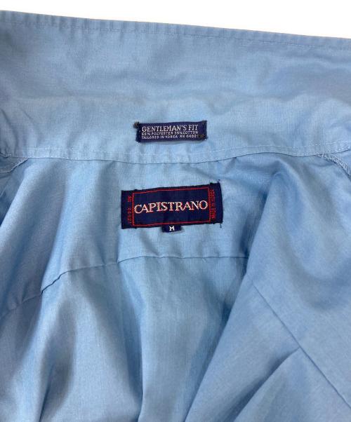Capistrano（カピストラーノ）CAPISTRANO (カピストラーノ) オープンカラーシャツ ブルー サイズ:Mの古着・服飾アイテム