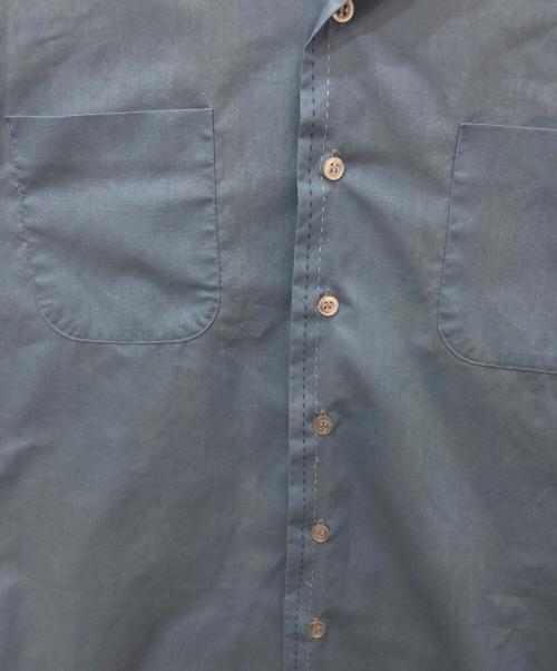 Capistrano（カピストラーノ）CAPISTRANO (カピストラーノ) オープンカラーシャツ ブルー サイズ:Mの古着・服飾アイテム
