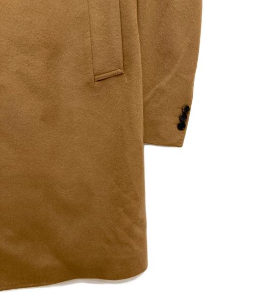 EDIFICE（エディフィス）EDIFICE (エディフィス) 140S ウールカシミア チェスター コート ベージュ サイズ:44の古着・服飾アイテム