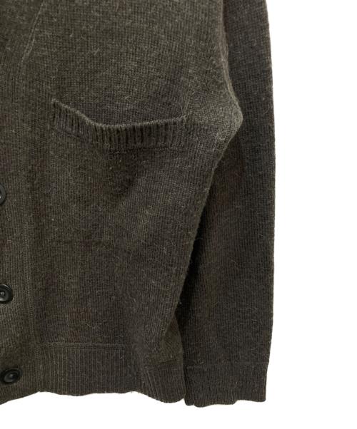 MHL（マーガレットハウエル）MHL (マーガレットハウエル) WOOL ALPACA LINEN CARDIGAN ブラウン サイズ:Mの古着・服飾アイテム