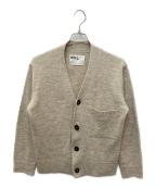 MHLマーガレットハウエル）の古着「WOOL ALPACA LINEN CARDIGAN」｜ベージュ