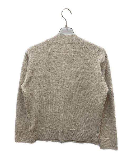 MHL（マーガレットハウエル）MHL (マーガレットハウエル) WOOL ALPACA LINEN CARDIGAN ベージュ サイズ:Mの古着・服飾アイテム