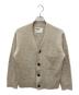 MHL（マーガレットハウエル）の古着「WOOL ALPACA LINEN CARDIGAN」｜ベージュ
