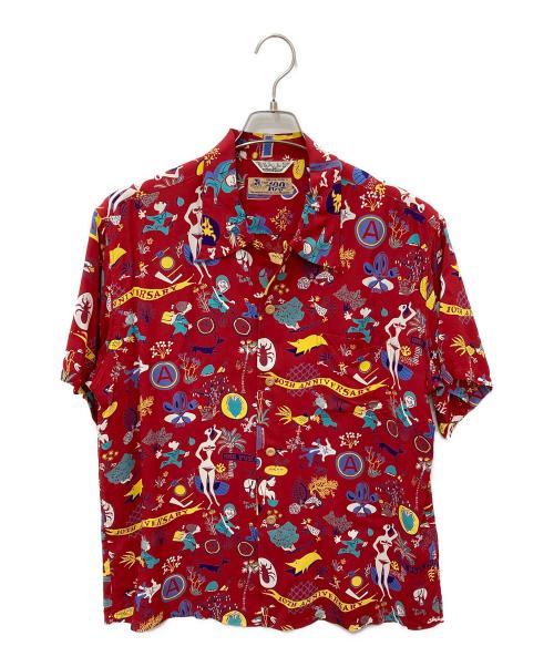 Sun Surf（サンサーフ）Sun Surf (サンサーフ) SPECIAL EDITION “ONE PUKA PUKA” レッド サイズ:XL 未使用品の古着・服飾アイテム