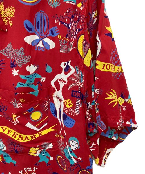 Sun Surf（サンサーフ）Sun Surf (サンサーフ) SPECIAL EDITION “ONE PUKA PUKA” レッド サイズ:XL 未使用品の古着・服飾アイテム