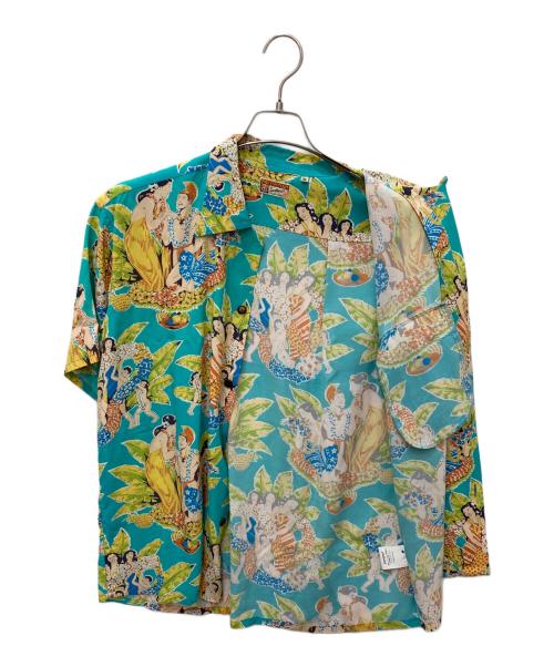 Sun Surf（サンサーフ）Sun Surf (サンサーフ) SUN SURF SPECIAL EDITION “CELEBRATION” ブルー サイズ:XLの古着・服飾アイテム