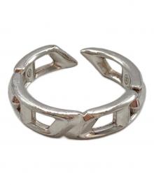 DIESEL（ディーゼル）の古着「D Logo Sterling Silver Band Ring」