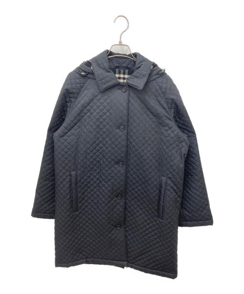 BURBERRY LONDON（バーバリーロンドン）BURBERRY LONDON (バーバリーロンドン) キルティングコート ブラック サイズ:記載なしの為実寸参照の古着・服飾アイテム