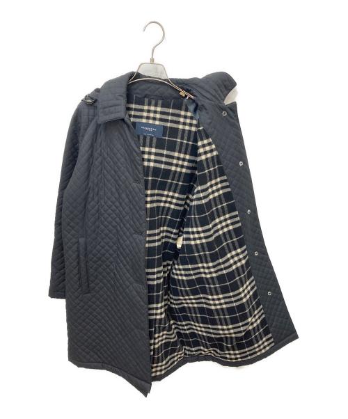 BURBERRY LONDON（バーバリーロンドン）BURBERRY LONDON (バーバリーロンドン) キルティングコート ブラック サイズ:記載なしの為実寸参照の古着・服飾アイテム