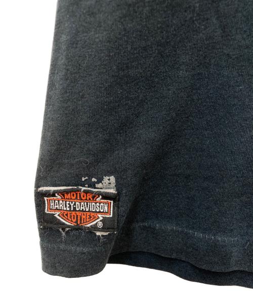 HARLEY-DAVIDSON（ハーレーダビッドソン）HARLEY-DAVIDSON (ハーレーダビッドソン) プリントTシャツ ブラック サイズ:記載なしの為実寸参照の古着・服飾アイテム