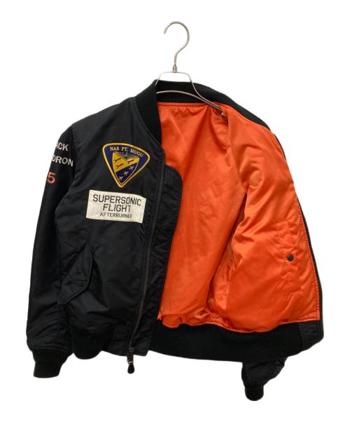 AVIREX（アヴィレックス）AVIREX (アヴィレックス) U.S.NAVAL AVIATION ブラック サイズ:Lの古着・服飾アイテム