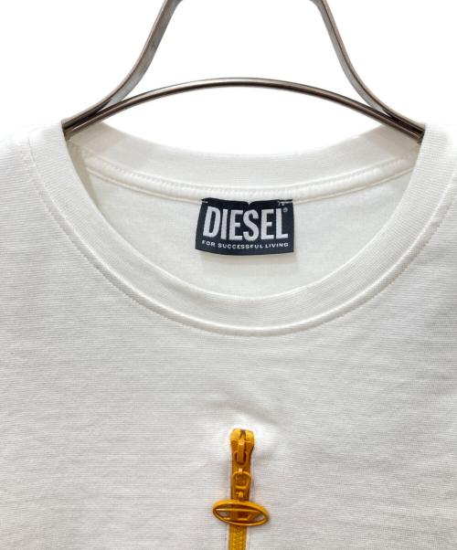 DIESEL（ディーゼル）DIESEL (ディーゼル) T-VAZY　Tシャツ ホワイト サイズ:Mの古着・服飾アイテム