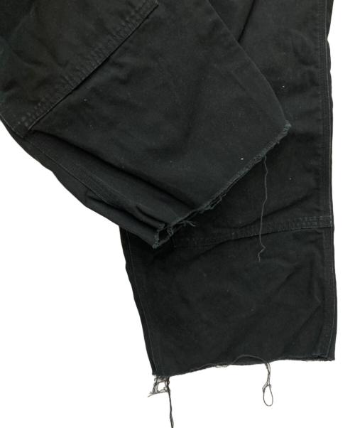 orSlow（オアスロウ）orSlow (オアスロウ) ダブルニーペインターパンツ ブラック サイズ:XLの古着・服飾アイテム