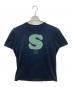 stussy（ステューシー）の古着「Sロゴプリントシャツ」｜ネイビー