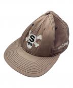 stussyステューシー）の古着「フェードスカルキャップ」｜パープル