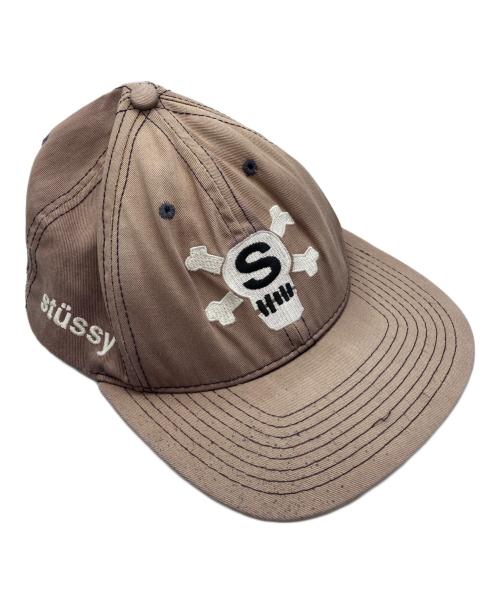 stussy（ステューシー）stussy (ステューシー) フェードスカルキャップ パープルの古着・服飾アイテム