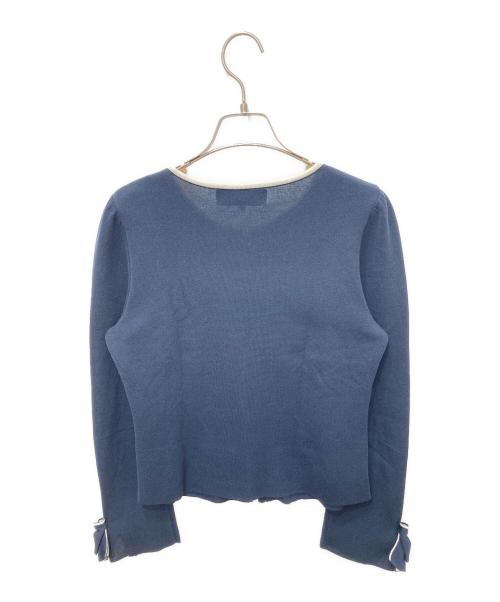 M'S GRACY（エムズグレイシー）M'S GRACY (エムズグレイシー) 薄手カーディガン ネイビー サイズ:38の古着・服飾アイテム