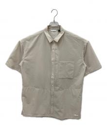 NANGA（ナンガ）の古着「DOT AIR CLOTH COMFY SS SHIRT」｜ベージュ