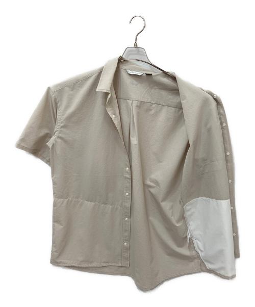 NANGA（ナンガ）NANGA (ナンガ) DOT AIR CLOTH COMFY SS SHIRT ベージュ サイズ:XLの古着・服飾アイテム