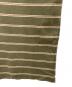中古・古着 SEDAN ALL-PURPOSE (セダンオールパーパス) Striped S/S Tee グリーン サイズ:XXL：4000円