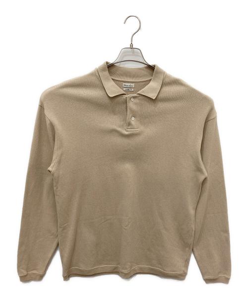 STEVEN ALAN（スティーブンアラン）STEVEN ALAN (スティーブンアラン) LONG SLEEVE POLOSHIRT LOOSE ベージュ サイズ:XLの古着・服飾アイテム
