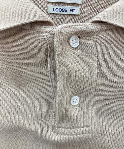 STEVEN ALAN（スティーブンアラン）STEVEN ALAN (スティーブンアラン) LONG SLEEVE POLOSHIRT LOOSE ベージュ サイズ:XLの古着・服飾アイテム