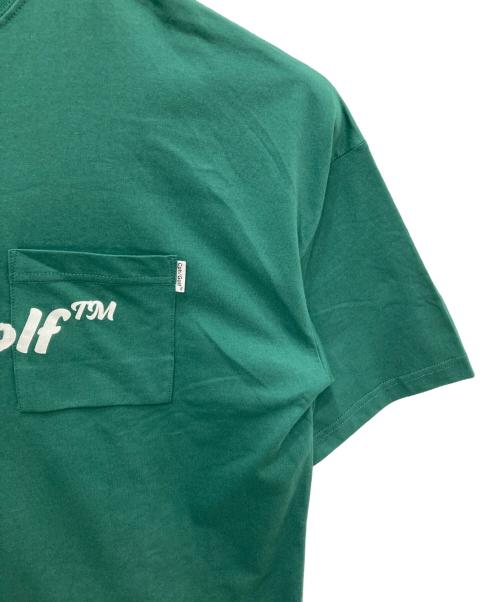 cPH/gOLF（キャプテンズヘルム ゴルフ）CPH/GOLF (キャプテンズヘルム ゴルフ) FLY ME MOCK NECK S/S TEE グリーン サイズ:Mの古着・服飾アイテム