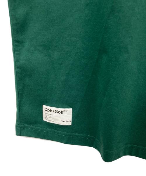 cPH/gOLF（キャプテンズヘルム ゴルフ）CPH/GOLF (キャプテンズヘルム ゴルフ) FLY ME MOCK NECK S/S TEE グリーン サイズ:Mの古着・服飾アイテム
