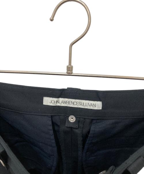 JOHN LAWRENCE SULLIVAN（ジョン ローレンス サリバン）JOHN LAWRENCE SULLIVAN (ジョン ローレンス サリバン) Wool gabardine bondage trousers ブラック サイズ:44の古着・服飾アイテム