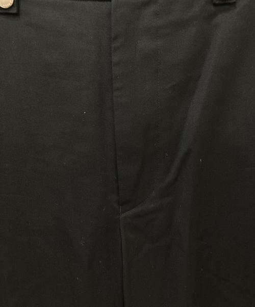 JOHN LAWRENCE SULLIVAN（ジョン ローレンス サリバン）JOHN LAWRENCE SULLIVAN (ジョン ローレンス サリバン) Wool gabardine bondage trousers ブラック サイズ:44の古着・服飾アイテム