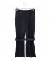 JOHN LAWRENCE SULLIVAN（ジョン ローレンス サリバン）の古着「Wool gabardine bondage trousers」｜ブラック