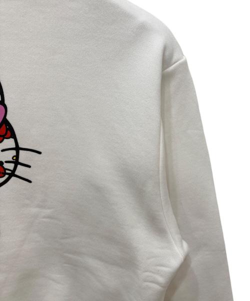 ATMOS（アトモス）atmos (アトモス) HELLO KITTY (ハローキティ) Big Print Sweat Shirt ホワイト サイズ:FREEの古着・服飾アイテム