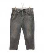 LEVI'Sリーバイス）の古着「ワイドデニムパンツ」｜ブラック