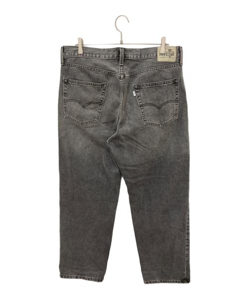 LEVI'S（リーバイス）LEVI'S (リーバイス) ワイドデニムパンツ ブラック サイズ:34の古着・服飾アイテム