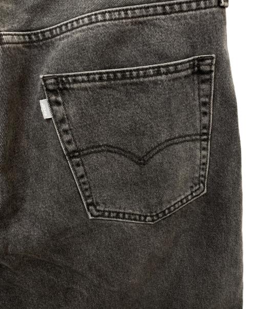 LEVI'S（リーバイス）LEVI'S (リーバイス) ワイドデニムパンツ ブラック サイズ:34の古着・服飾アイテム