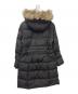 LAUREN RALPH LAUREN (ローレン ラルフ ローレン) フーデッドダウンミドルコート ブラック サイズ:Ｓ：12000円