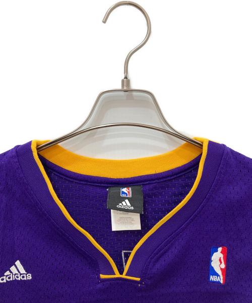 adidas（アディダス）adidas (アディダス) NBA (エヌビーエー) ゲームシャツ パープル サイズ:XLの古着・服飾アイテム