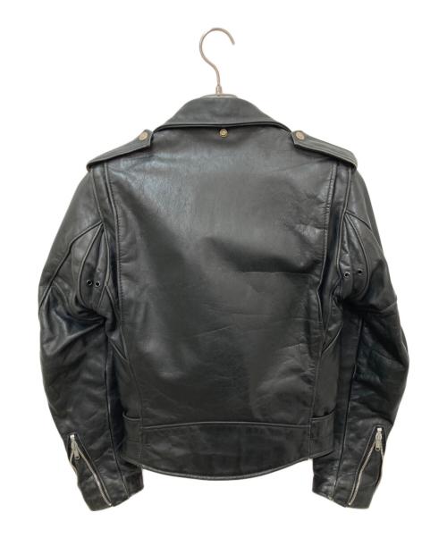Schott（ショット）Schott (ショット) レザーダブルライダースジャケット ブラック サイズ:34の古着・服飾アイテム