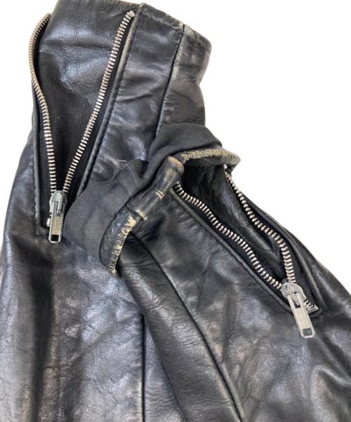 Schott（ショット）Schott (ショット) レザーダブルライダースジャケット ブラック サイズ:34の古着・服飾アイテム