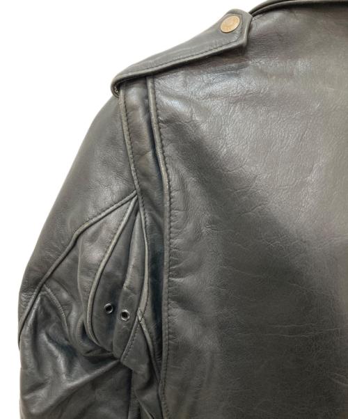 Schott（ショット）Schott (ショット) レザーダブルライダースジャケット ブラック サイズ:34の古着・服飾アイテム