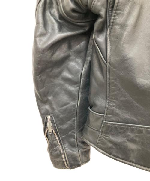 Schott（ショット）Schott (ショット) レザーダブルライダースジャケット ブラック サイズ:34の古着・服飾アイテム