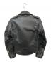 Schott (ショット) レザーダブルライダースジャケット ブラック サイズ:34：25000円