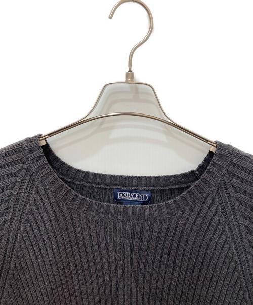 LAND'S END（ランズエンド）LAND'S END (ランズエンド) コットンニット グレー サイズ:XLの古着・服飾アイテム