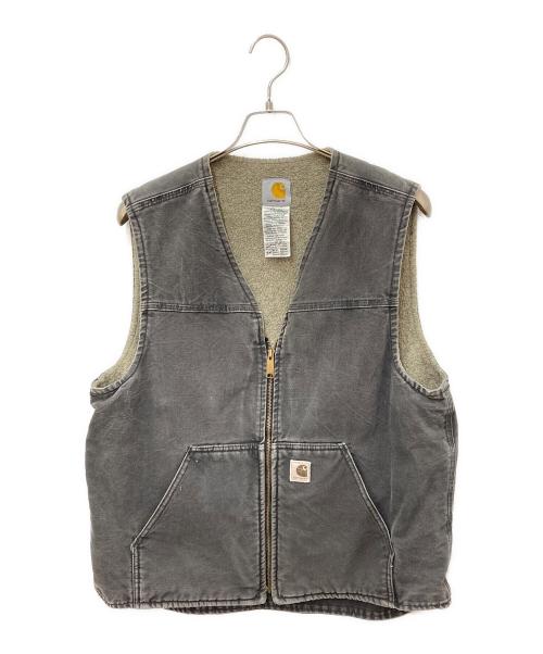 CarHartt（カーハート）CarHartt (カーハート) デニムボアベスト ブラック サイズ:Lの古着・服飾アイテム
