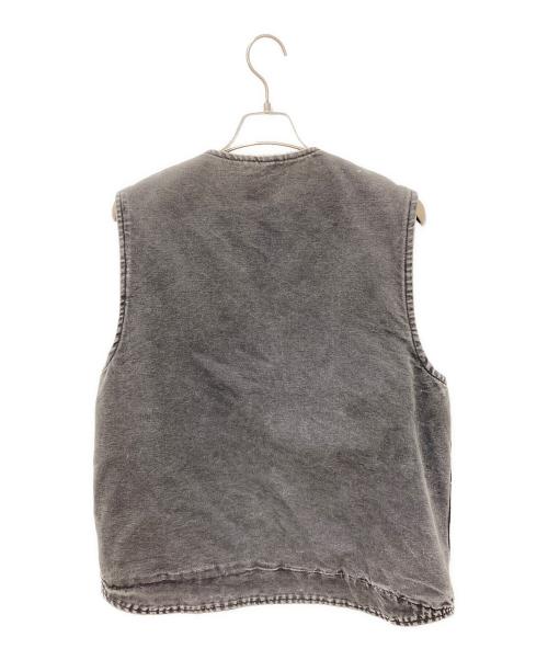 CarHartt（カーハート）CarHartt (カーハート) デニムボアベスト ブラック サイズ:Lの古着・服飾アイテム