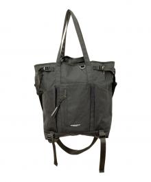 INDISPENSABLE（インディスペンサブル）の古着「3WAY TOTEBAG HANGGER XTEX　トートバッグ　3WAYバッグ」｜ブラック