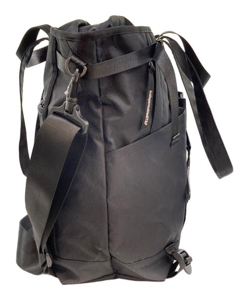 INDISPENSABLE（インディスペンサブル）INDISPENSABLE (インディスペンサブル) 3WAY TOTEBAG HANGGER XTEX　トートバッグ　3WAYバッグ ブラックの古着・服飾アイテム