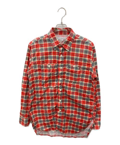 Engineered Garments（エンジニアド ガーメンツ）Engineered Garments (エンジニアド ガーメンツ) チェックシャツ レッド サイズ:Sの古着・服飾アイテム